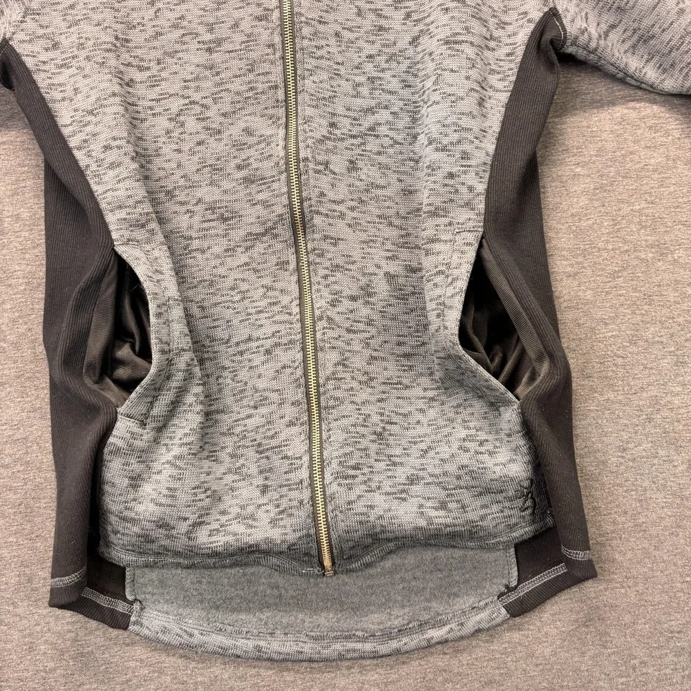 Browning Jacket Mens Medium Gray Full Zip Fleece Colorblock Hunting Outdoor